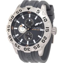 Nautica N15609G BFD 100 Grey Rubber Multifunction Men's Watch