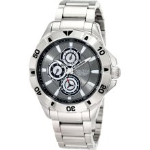 Nautica N17545G NST 06 Multifunction Silver Dial Men's Watch