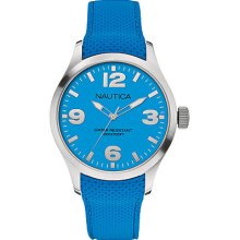 Nautica Watch, Case (44 Mm) Steel / Blue