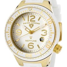 Neptune (44 mm) White Dial White Silicone ...