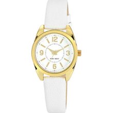 Nine West Women's Classic Strap White Watch Women's