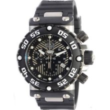 Nitro Swiss Quartz 50mm Chronograph Black Dial Strap