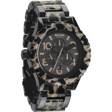 Nixon 42-20 Chrono All Black Leopard