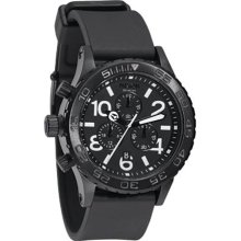 Nixon 42-20 PU Chrono Watch - All Black