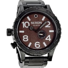 Nixon 51-30 Dark Wood Mens Watch A0571107