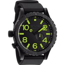 Nixon 51-30 PU Watch - Sale All Black / Lum