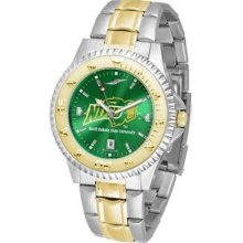 North Dakota State University Men's Stainless Steel and Gold Tone Watc