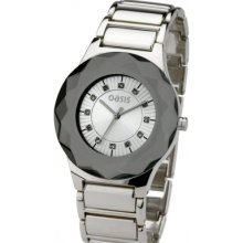 Oasis B858 Ladies Silver Dial Watch RrpÂ£40