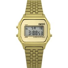 Oasis Ladies Gold Digital Watch B1003