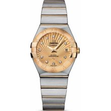 Omega Brushed Chronometer 27mm Women's 123.20.27.20.57.001