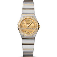 Omega Constellation Brushed Quartz 24mm Ladies Watch 12325246058001