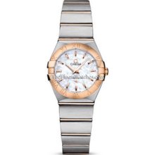 Omega Constellation Brushed Quartz 24mm Ladies Watch 12320246005001