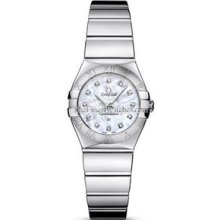 Omega Constellation Polished Quartz 24mm Ladies Watch 12310246055002