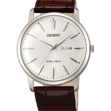 Orient Capital Quartz Analog Dress Watch with Day and Date Window