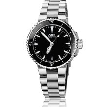 Oris Men's Aquis Black Dial Watch 733-7652-4154-07-8-18-01P