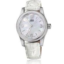 Oris Men's Big Crown White Mother Of Pearl Dial Watch 733-7649-4966-07-5-19-67