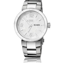 Oris Men's TT1 White Dial Watch 735-7651-4166-07-8-25-10