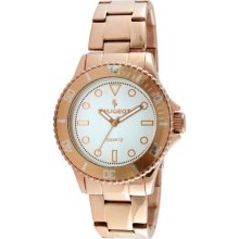 Peugeot 1023Rg 1023Rg Women'S Rose Gold Ratchet Bezel Watch