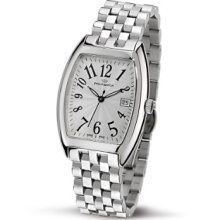 Philip Watch Panama White Dial With Stainless Steel Strap