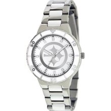 Pittsburgh Steelers Stainless Steel Ladies' Watch