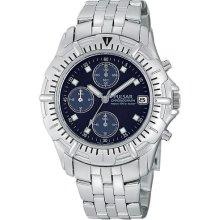 Pulsar Men's Chronograph Dark Blue Dial PJN187X