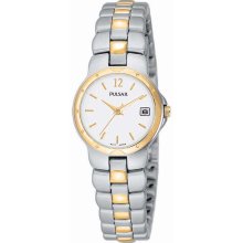 Pulsar PTC266X Women's Two Tone Stainless Steel Watch