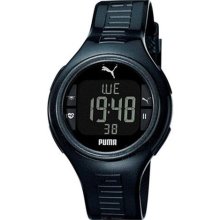 Puma Men's PU910541006 Black Polyurethane Quartz Watch with Digit ...