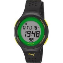 Puma Unisex Active PU910931001 Black Rubber Quartz Watch with Dig ...