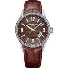 Raymond Weil Men's Freelancer Brown Dial Watch 2730-SLS-05707