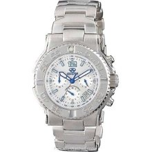 Reactor Critical Mass Men's Chronograph Silver Stainless 75602