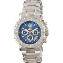 Reactor Critical Mass Men's Chronograph - Blue - Stainless & Gold -