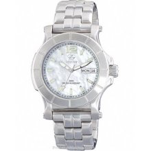 Reactor Ladies Quark Mid White Mother-of-Pearl Stainless 66002