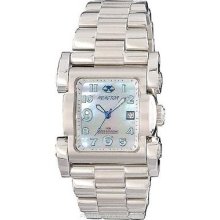 Reactor Mid-Size Ion White Mother of Pearl Date Stainless 83005