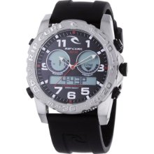 Rip Curl Men's Quartz Watch Cortez Tm2 Ats Sil A1059 _90 With Plastic Strap