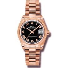 Rolex Lady Rose Gold President 31mm 178245 br