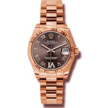 Rolex Lady Rose Gold President 31mm 178275 chr