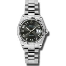 Rolex Lady White Gold President 31mm 178279 ba