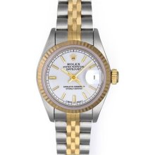 Rolex Ladys Stainless Steel & 18K Gold Datejust Model 69173 Jubil ...