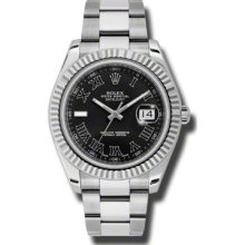 Rolex Oyster Perpetual Datejust II 116334-BKIO Men's Watch