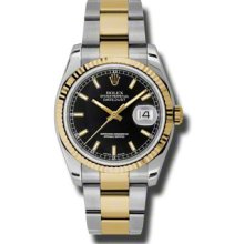 Rolex Oyster Perpetual Datejust 116233 BKSJ MEN'S WATCH