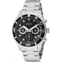 Rotary Watches Men's Chronograph Round Watch Gb77014-04