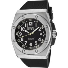 Rotary Watches Men's Editions Automatic Black Rubber Watch