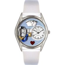 S-0610002 Nurse Watch Classic Silver