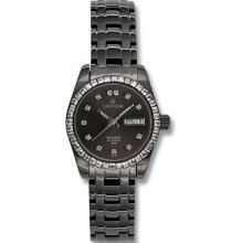 Sartego Ladies Black Stainless Steel Automatic Charcoal Dial SBGU53