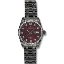 Sartego SBBG51 Black Stainless Steel Automatic Burgundy Dial