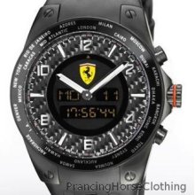 Scuderia Ferrari Carbon Fiber World Time Watch