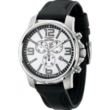 Sector Men's Quartz Watch Black Eagle R3271689001 With Leather Strap