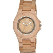 SEED Womens Xylem Wood Watch - Wood Bracelet - Light Dial - SEDSETO01