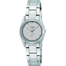 Seiko Ladies Stainless Steel Case W/ Bracelet And Custom Medallion Dial