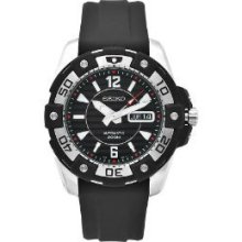 Seiko Men's Skz271k2 Diver's Black Rubber Automatic 200m Watch